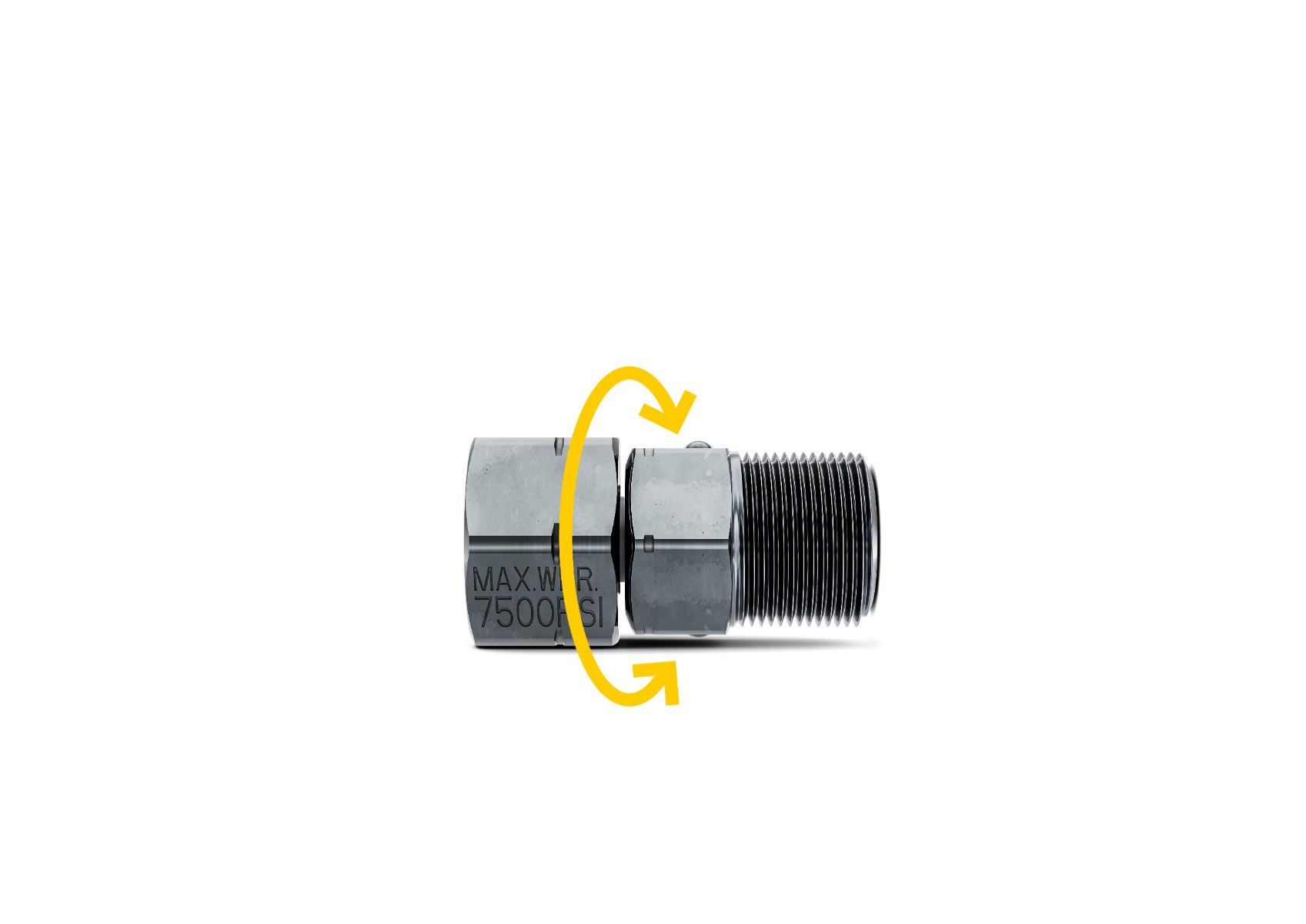 FlexTwist S Drehgelenk - 3/8'' x 3/8'' Gewinde